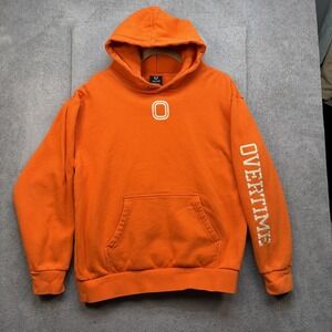 Overtime Hoodie Ohio State Buckeyes Orange Graphic Pullover M